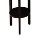 Elegant Plant Stand With Round Top Brown By Coaster CCA-900936