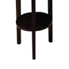 Elegant Plant Stand With Round Top Brown By Coaster CCA-900936