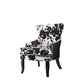 Intriguingly Comfortable Accent Chair Black/White CCA-902169