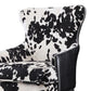 Intriguingly Comfortable Accent Chair Black/White CCA-902169