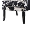 Intriguingly Comfortable Accent Chair Black/White CCA-902169