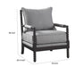 Turned Designing Accent Chair Gray CCA-903824