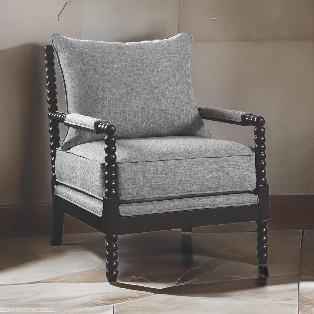 Turned Designing Accent Chair Gray CCA-903824