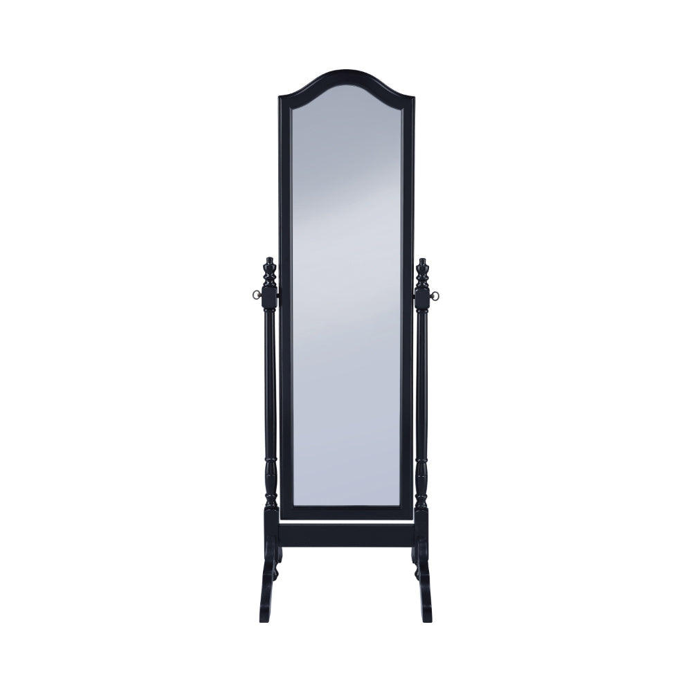 Artistically Charmed Cheval Mirror With Arched Top Black By Coaster CCA-950801