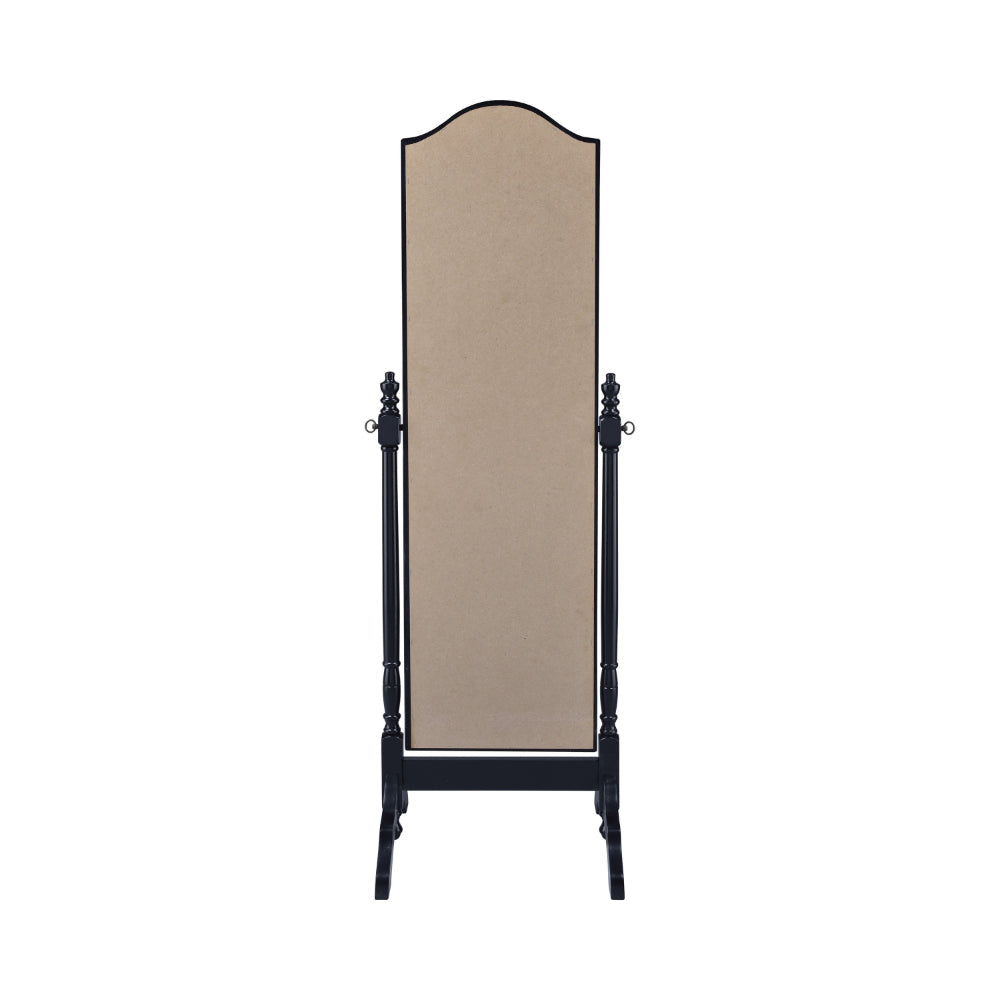 Artistically Charmed Cheval Mirror With Arched Top Black By Coaster CCA-950801