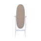 Traditional Oval Shaped Cheval Mirror White By Coaster CCA-950802