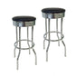 Retro Swivel Bar Stool Set of 2 By Casagear Home CWM-3904