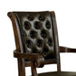 Kalia Contemporary Arm Chair Brown Finish By Casagear Home FOA-CM-GM347AC