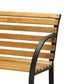 Dumas Transitional Style Patio Bench Natural Oak By Casagear Home FOA-CM-OB1805