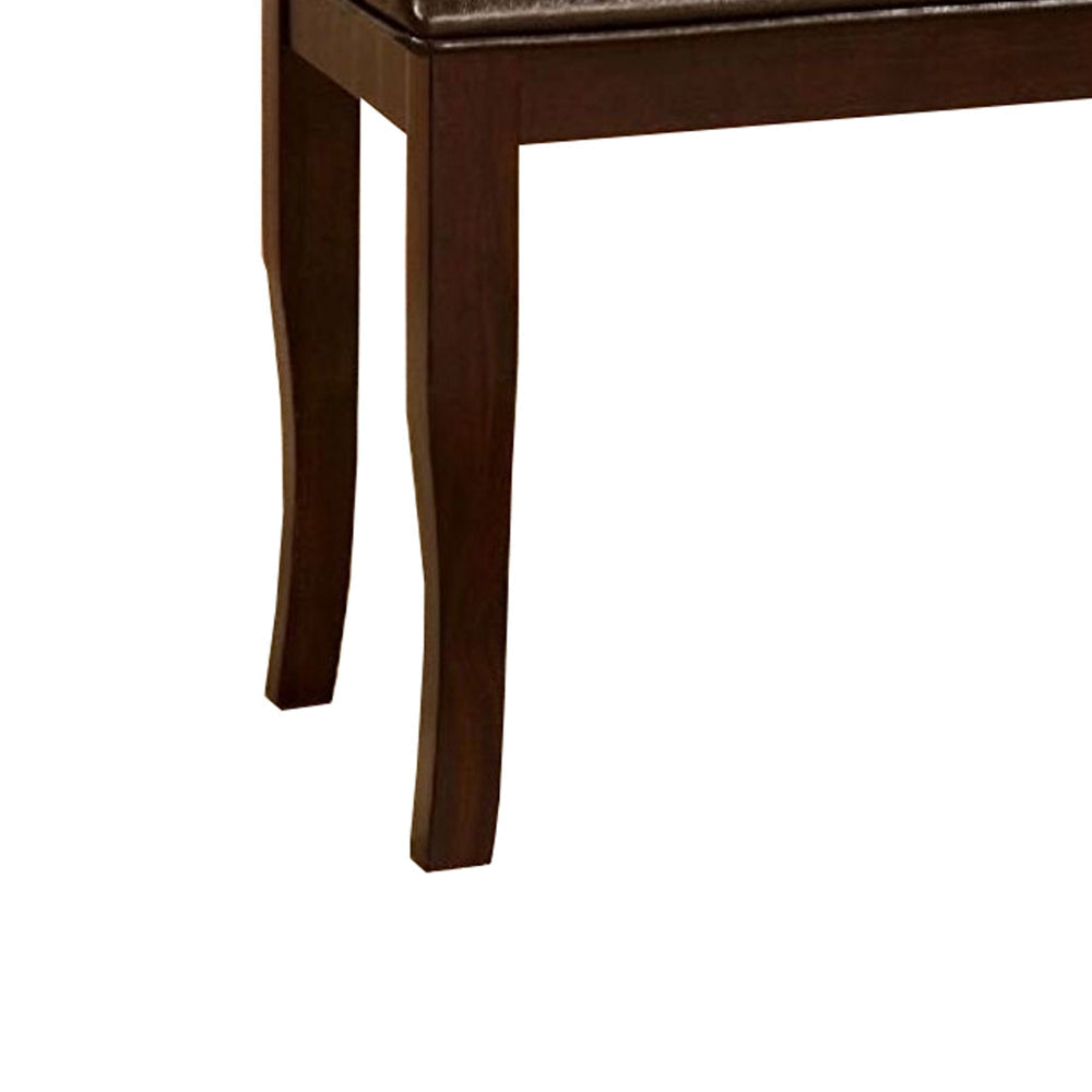 Woodside Ii Transitional Bench Espresso By Casagear Home FOA-CM3024BN