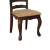 Townsville Cottage Side Chair Dark Walnut Finish Set of 2 By Casagear Home FOA-CM3109SC-DK-2PK