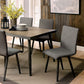 Vilhelm I Modern Gray Metal Dining Table By Casagear Home