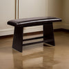 Hurley Modern Style Counter Hight Bench , Black By Casagear Home