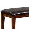 Hillsview I Transitional Style Bench Brown Cherry By Casagear Home FOA-CM3916BN