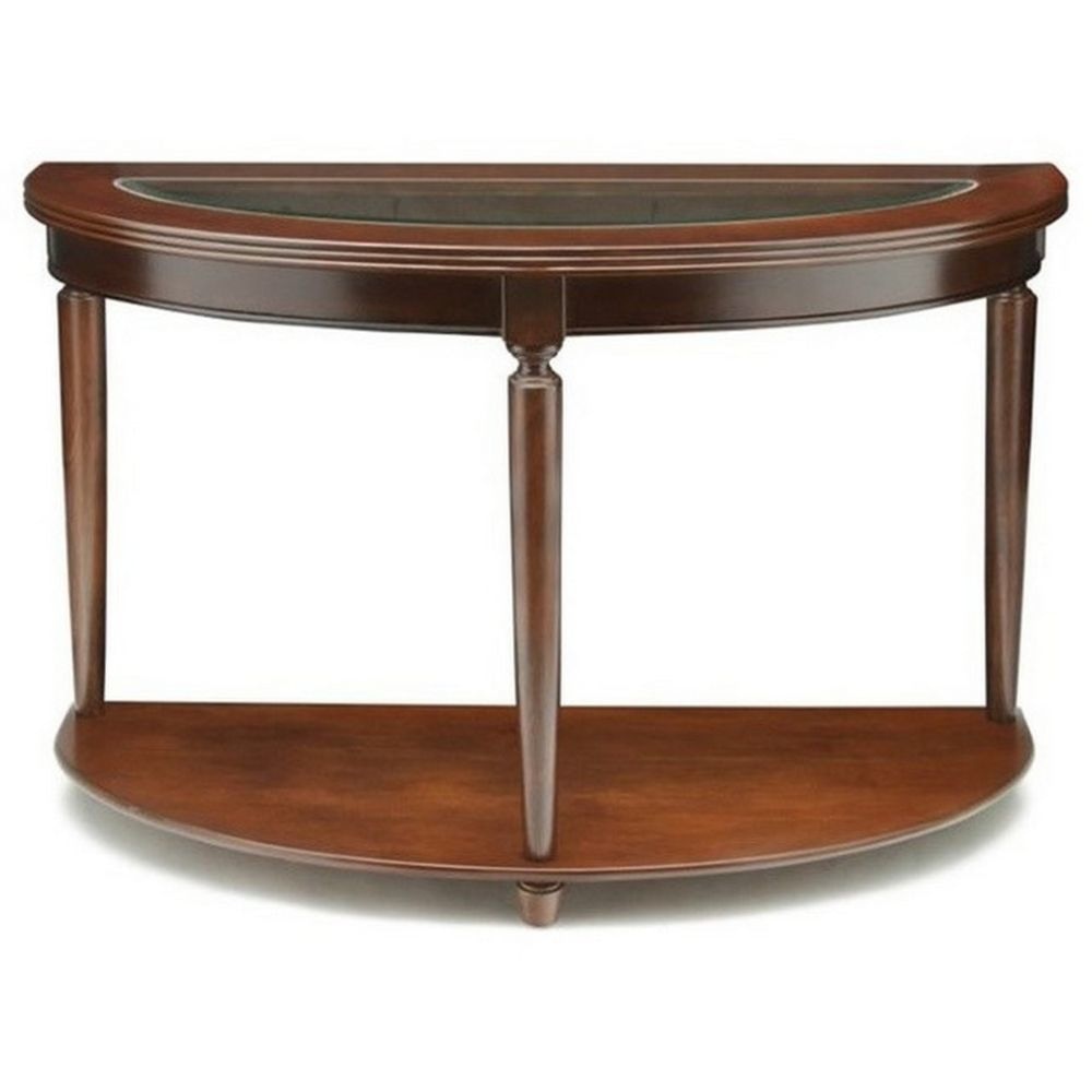 Granvia Traditional Sofa Table Dark Cherry By Casagear Home FOA-CM4131S