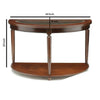 Granvia Traditional Sofa Table Dark Cherry By Casagear Home FOA-CM4131S