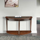 Granvia Traditional Sofa Table, Dark Cherry By Casagear Home