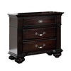 Syracuse Traditional Style Beautiful Nightstand Dark Walnut By Casagear Home FOA-CM7129N