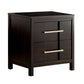 Transitional Solid Wood Night Stand With Two Drawers Espresso Brown By Casagear Home FOA-CM7580EX-N