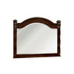 Burleigh Transitional Style Mirror Cherry By Casagear Home FOA-CM7791M