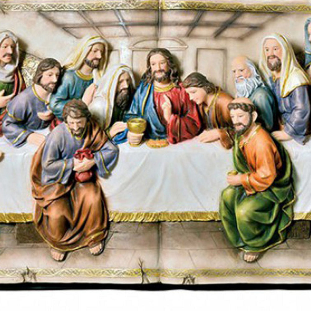 Homili Novelty Last Supper Plaque By Casagear Home FOA-L92534-P5