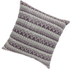 Contemporary Style Horizontally Zigzag Designed Set of 2 Throw Pillows Purple -PL6033PR-L-2PK By Casagear Home FOA-PL6033PR-L-2PK