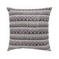 Contemporary Style Horizontally Zigzag Designed Set of 2 Throw Pillows Purple -PL6033PR-L-2PK By Casagear Home FOA-PL6033PR-L-2PK