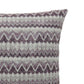 Contemporary Style Horizontally Zigzag Designed Set of 2 Throw Pillows Purple -PL6033PR-L-2PK By Casagear Home FOA-PL6033PR-L-2PK