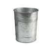 Galvanized Set of Three Planters With Tray Gray - BM164576 BM164576