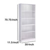 Minimalistic Yet Stylish Bookcase White IDF-151198