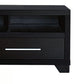 Rich and Elegant TV Stand With Storage Black By Casagear Home IDF-27062TV