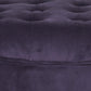 Button Tufted Velvet Upholstered Wooden Ottoman with Hidden Storage Purple and Brown - K6171-B204 By Casagear Home KFN-K6171-B204