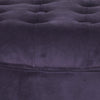 Button Tufted Velvet Upholstered Wooden Ottoman with Hidden Storage Purple and Brown - K6171-B204 By Casagear Home KFN-K6171-B204