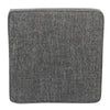 Textured Fabric Upholstered Wooden Ottoman with Lift Off Top Gray and Brown - K7342-F2182 By Casagear Home KFN-K7342-F2182