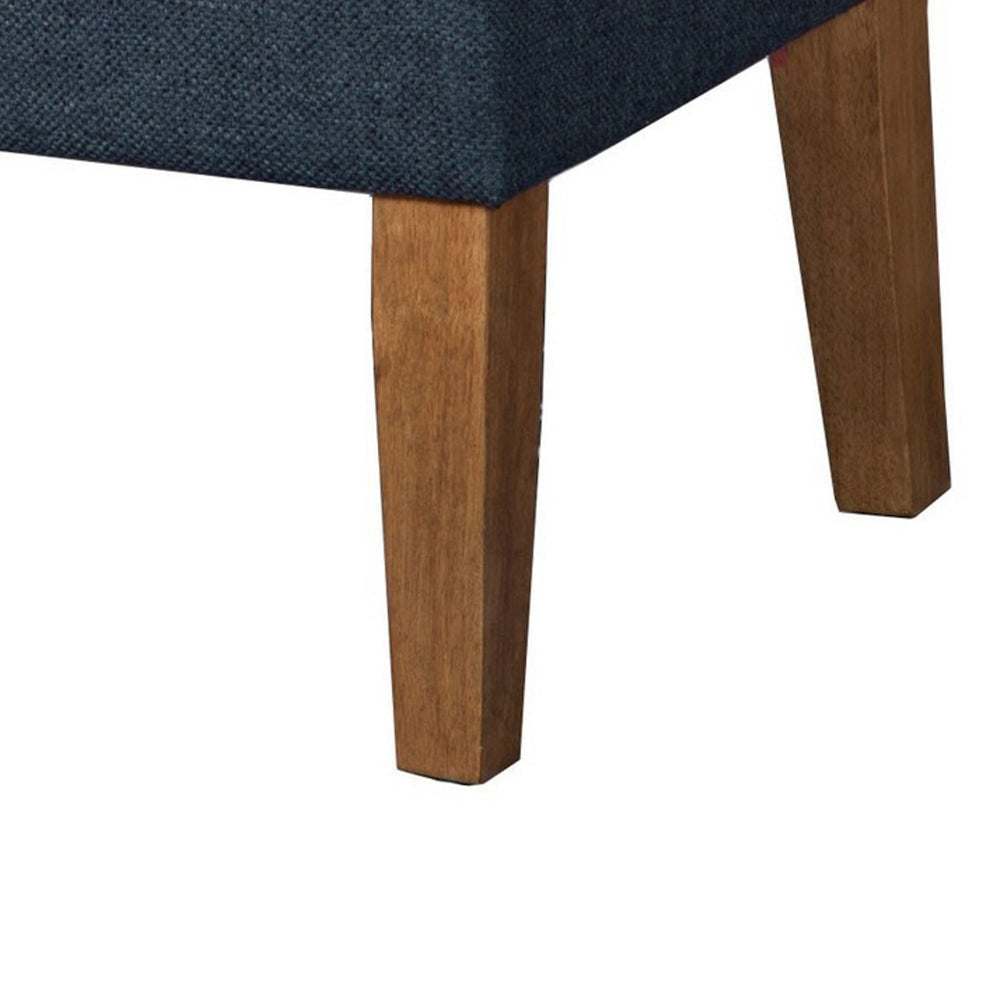 Fabric Upholstered Wooden Bench with Lift Top Storage Navy Blue - N6302-F1570 By Casagear Home KFN-N6302-F1570