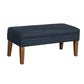 Fabric Upholstered Wooden Bench with Lift Top Storage Navy Blue - N6302-F1570 By Casagear Home KFN-N6302-F1570