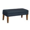 Fabric Upholstered Wooden Bench with Lift Top Storage Navy Blue - N6302-F1570 By Casagear Home KFN-N6302-F1570