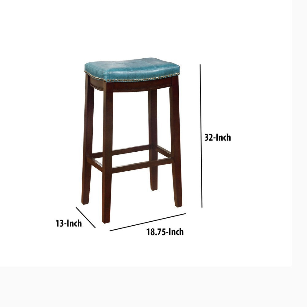 Claridge Blue Bar Stool