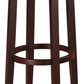 Fabric Upholstered Bar Stool with Slanted Legs Brown and Black - 98353KBLK-01-KD LHD-98353KBLK-01-KD