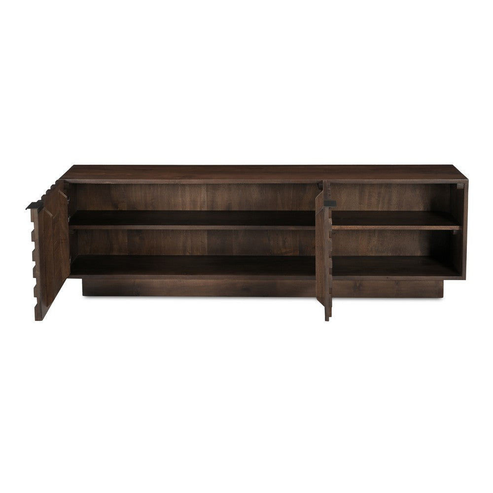 Easton Media Cabinet Brown