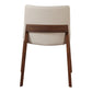 Deco Dining Chair Cream White PVC - Set Of Two MCN-BC-1016-05