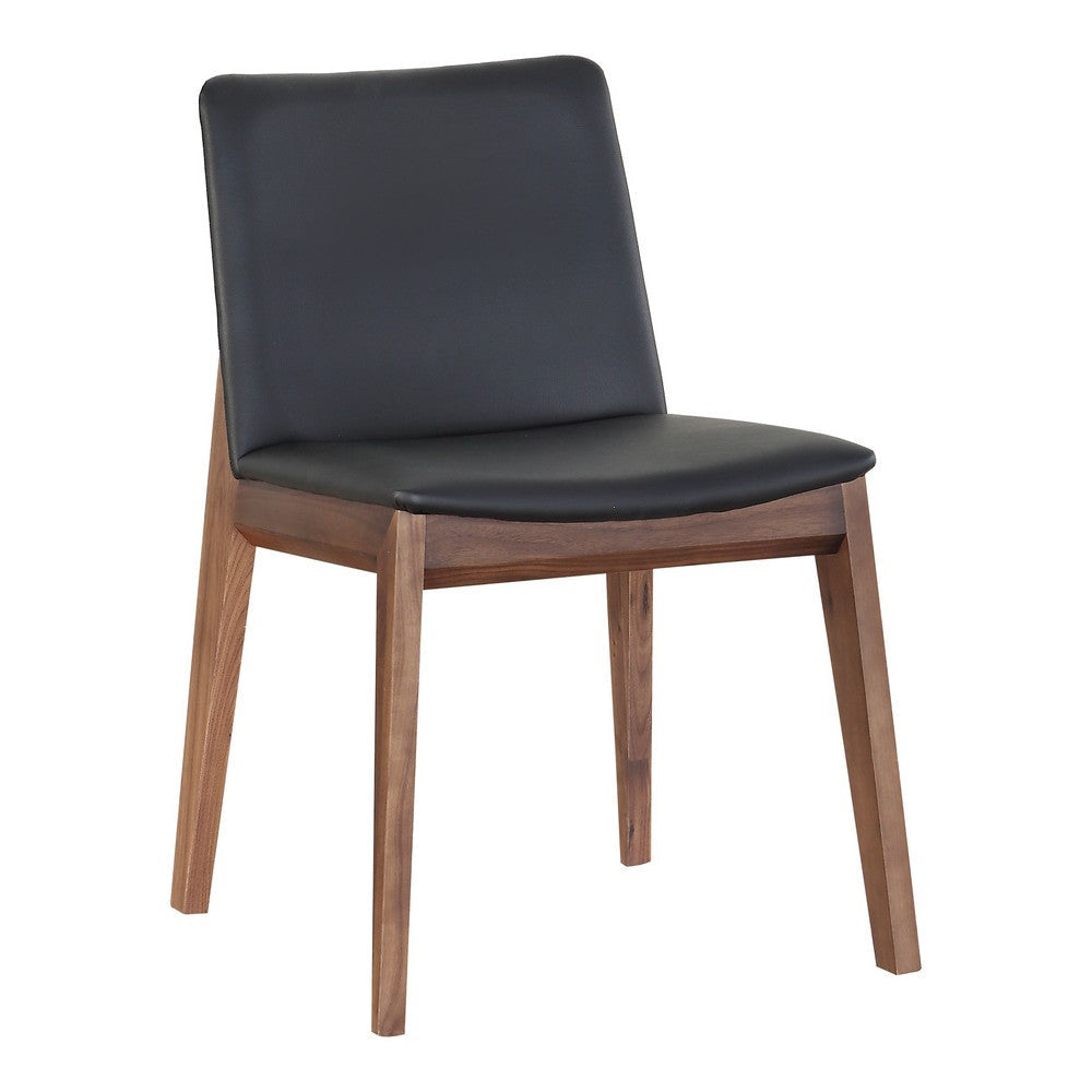 Deco Dining Chair Ebony PVC - Set Of Two MCN-BC-1016-48