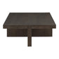 Folke Rectangular Coffee Table Dark Brown