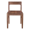 Owing Dining Chair Walnut Brown - Set Of Two