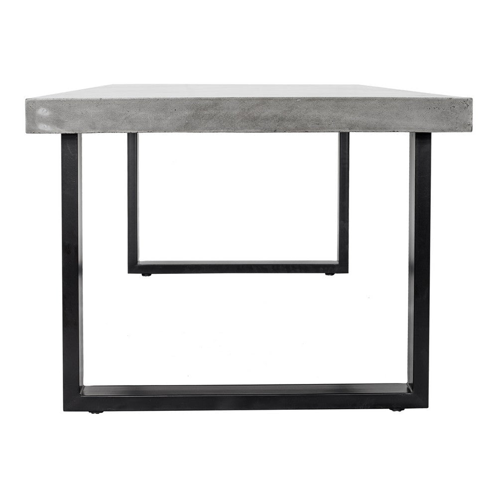 Jedrik Large Outdoor Dining Table Dark Grey MCN-BQ-1018-25-0