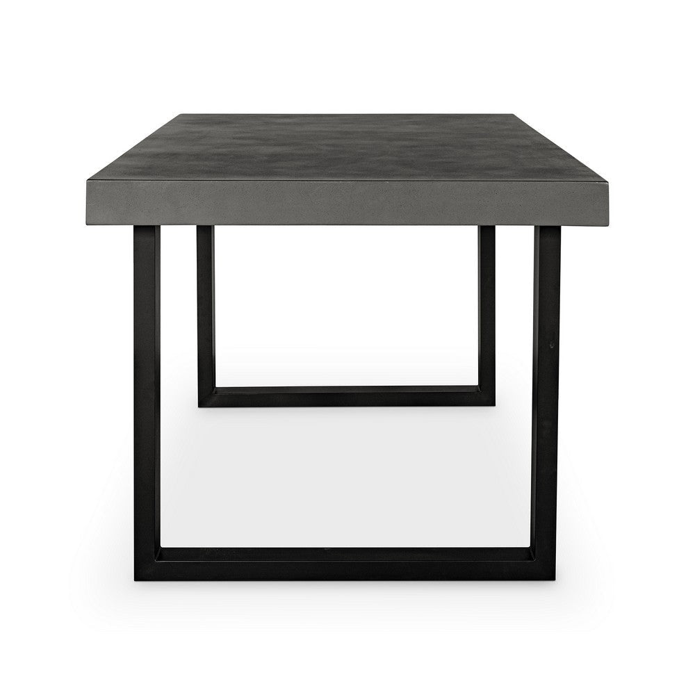 Jedrik Small Outdoor Dining Table Dark Grey