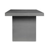 Aurelius 2 Outdoor Dining Table Dark Grey