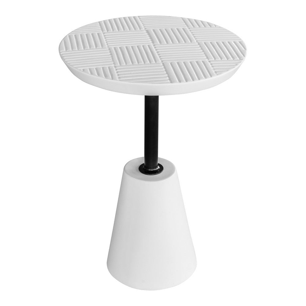 Foundation Outdoor Accent Table White MCN-BQ-1046-18