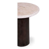 Landon Accent Table Beige Travertine