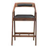 Padma Counter Stool Black Vegan Leather